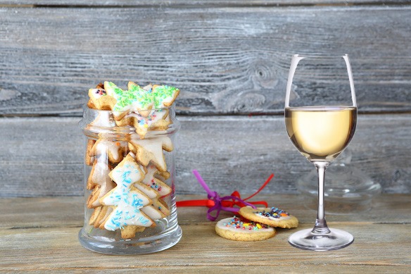 Wine and Cookies Picture